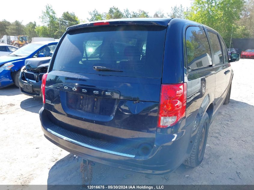 2012 Dodge Grand Caravan Se VIN: 2C4RDGBG8CR319896 Lot: 12016675