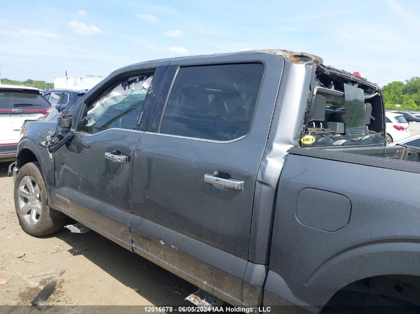 2022 Ford F-150 Lariat VIN: 1FTFW1ED5NFB35019 Lot: 12016678