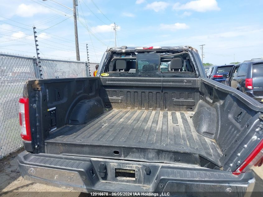 2022 Ford F-150 Lariat VIN: 1FTFW1ED5NFB35019 Lot: 12016678