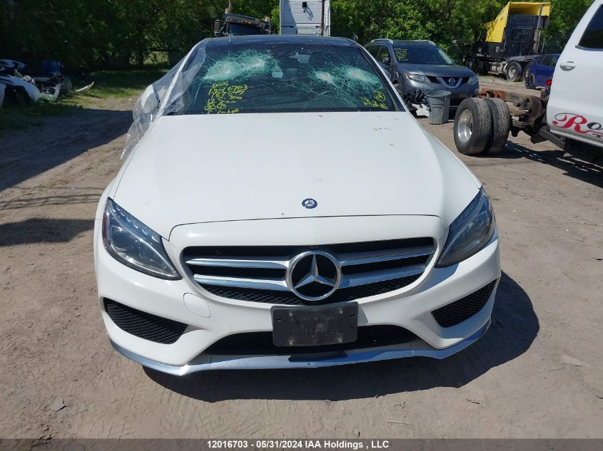 2017 Mercedes-Benz C 300 4Matic VIN: 55SWF4KB5HU187049 Lot: 12016703