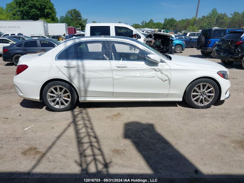 2017 Mercedes-Benz C 300 4Matic VIN: 55SWF4KB5HU187049 Lot: 12016703