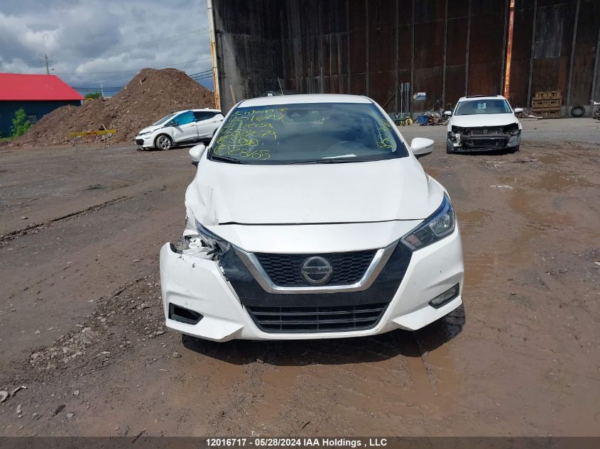 2021 Nissan Versa VIN: 3N1CN8EV1ML827079 Lot: 12016717