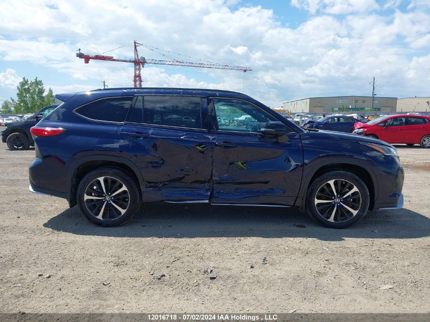 2021 Toyota Highlander Xse VIN: 5TDLZRBH9MS119629 Lot: 12016718