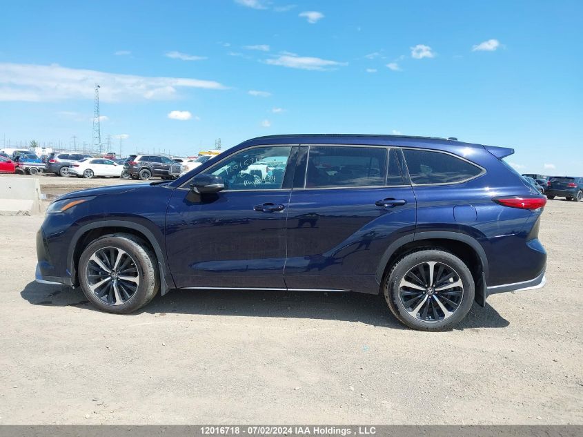 2021 Toyota Highlander Xse VIN: 5TDLZRBH9MS119629 Lot: 12016718