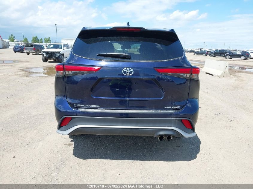 2021 Toyota Highlander Xse VIN: 5TDLZRBH9MS119629 Lot: 12016718