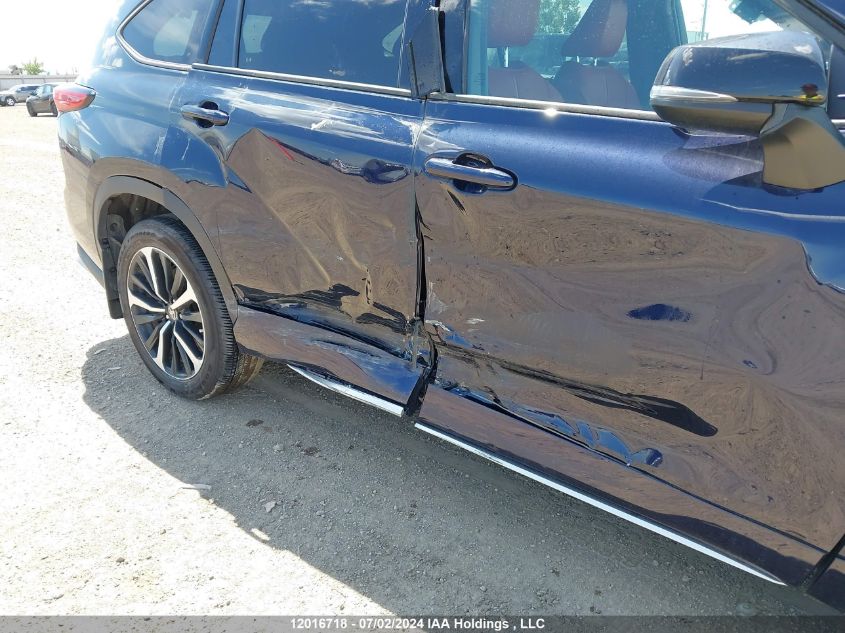 2021 Toyota Highlander Xse VIN: 5TDLZRBH9MS119629 Lot: 12016718