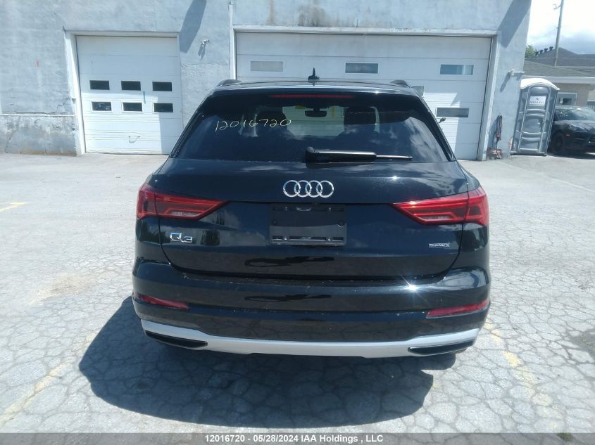 2021 Audi Q3 VIN: WA1AECF3XM1085397 Lot: 12016720