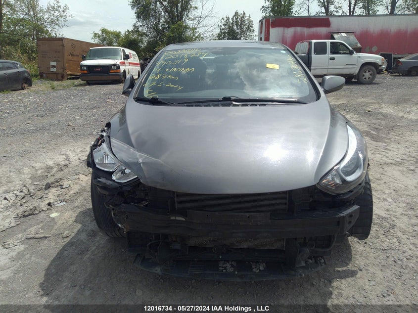 2014 Hyundai Elantra Se/Sport/Limited VIN: 5NPDH4AE6EH490319 Lot: 12016734