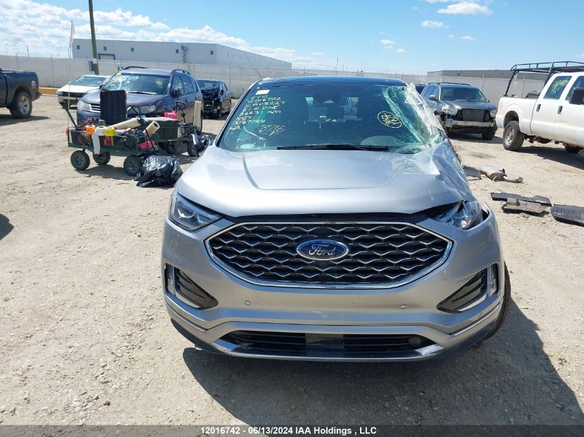 2021 Ford Edge Titanium VIN: 2FMPK4K96MBA08227 Lot: 12016742