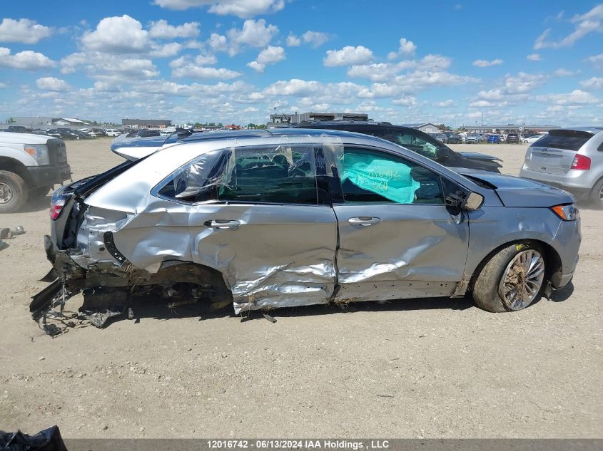 2021 Ford Edge Titanium VIN: 2FMPK4K96MBA08227 Lot: 12016742