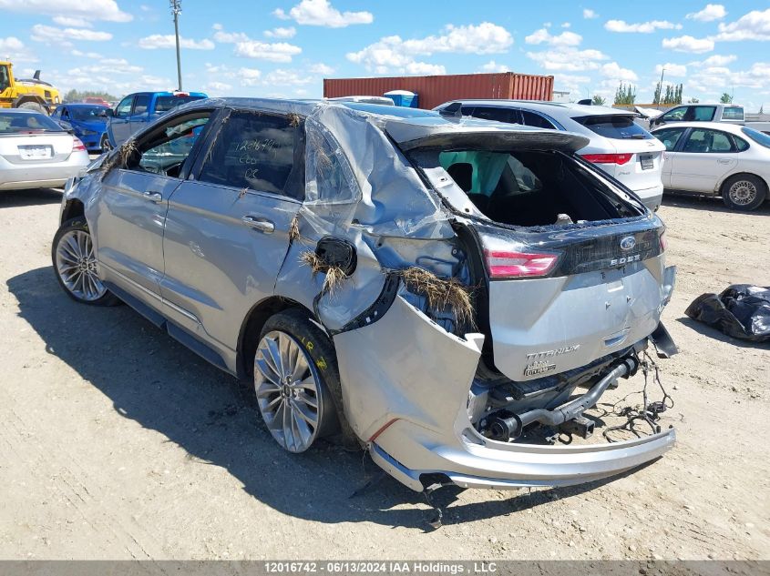 2021 Ford Edge Titanium VIN: 2FMPK4K96MBA08227 Lot: 12016742