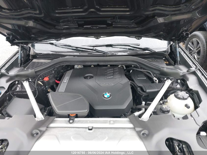 2020 BMW X3 VIN: 5UXTY5C01LLT34568 Lot: 12016755