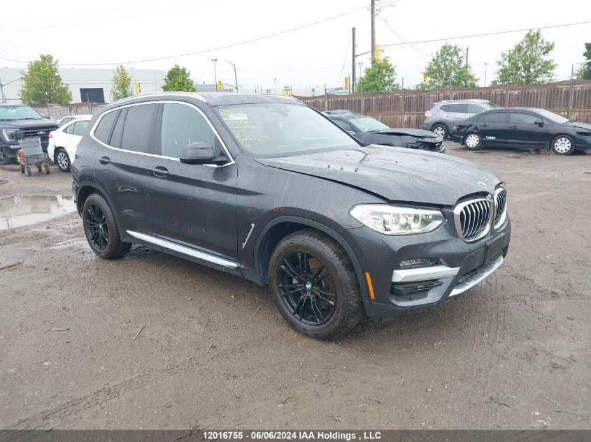 2020 BMW X3 VIN: 5UXTY5C01LLT34568 Lot: 12016755