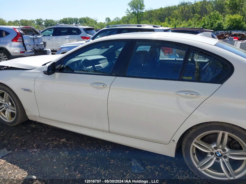 2014 BMW 535 Xi VIN: WBA5B3C5XED538369 Lot: 12016757