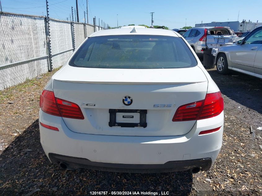 2014 BMW 535 Xi VIN: WBA5B3C5XED538369 Lot: 12016757