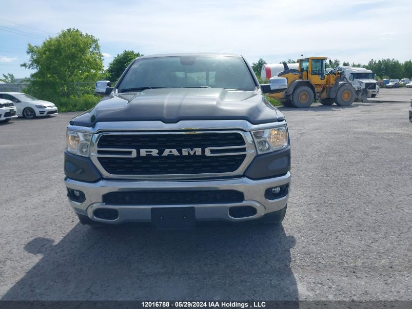 2022 Ram 1500 Big Horn/Lone Star VIN: 1C6SRFFTXNN107383 Lot: 12016788