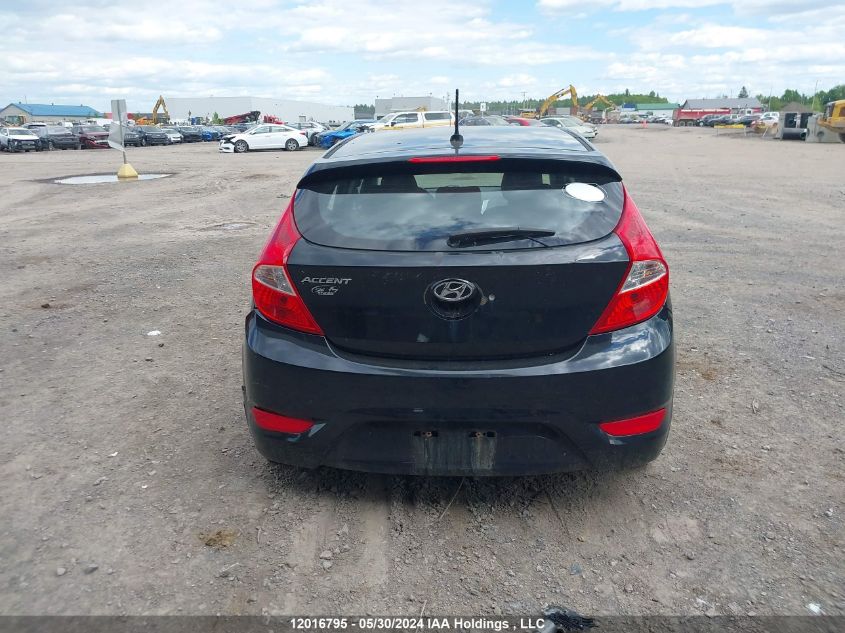 2014 Hyundai Accent VIN: KMHCT5AE0EU177459 Lot: 12016795