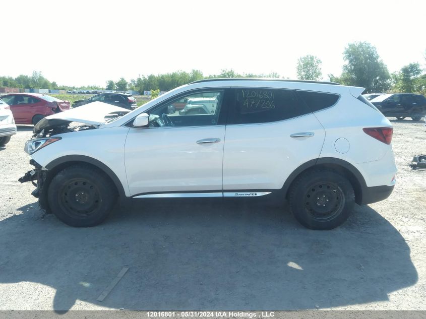 2017 Hyundai Santa Fe Sport 2.4 Premium VIN: 5XYZUDLB5HG477206 Lot: 12016801