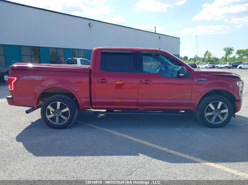 2017 Ford F150 Supercrew VIN: 1FTEW1EF2HFA14904 Lot: 12016810