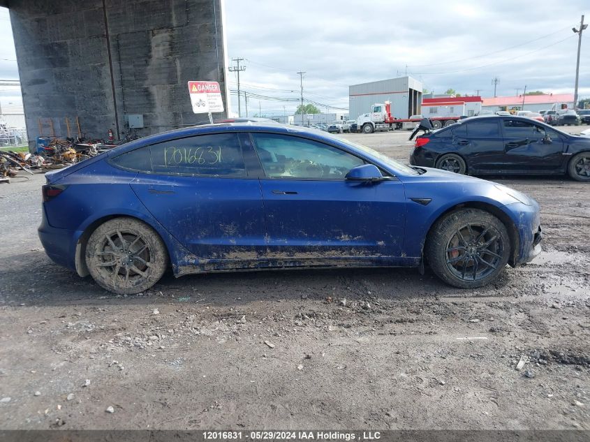 2020 Tesla Model 3 VIN: 5YJ3E1EA2LF609408 Lot: 12016831