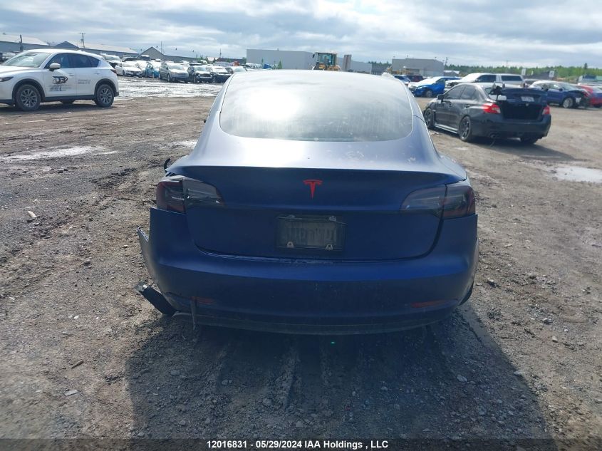 2020 Tesla Model 3 VIN: 5YJ3E1EA2LF609408 Lot: 12016831