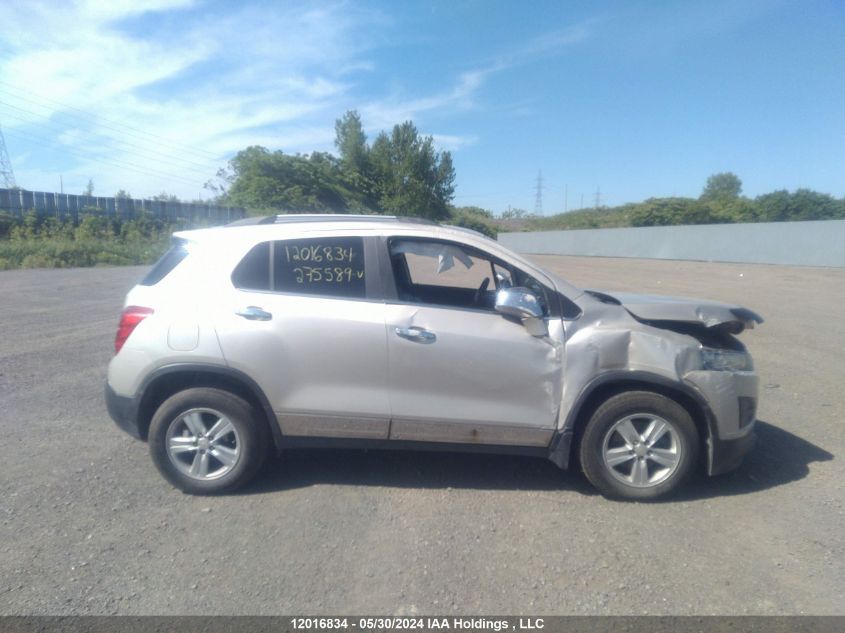 2016 Chevrolet Trax 1Lt VIN: 3GNCJLSB0GL275589 Lot: 12016834