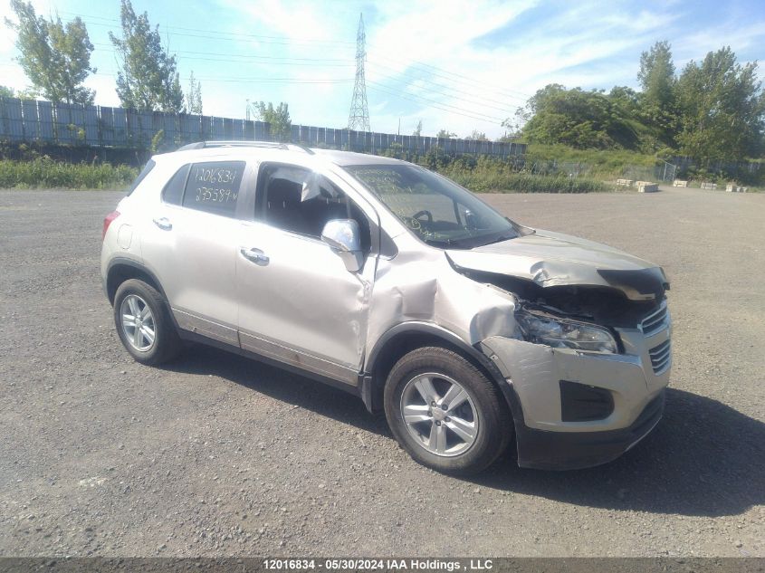 2016 Chevrolet Trax 1Lt VIN: 3GNCJLSB0GL275589 Lot: 12016834