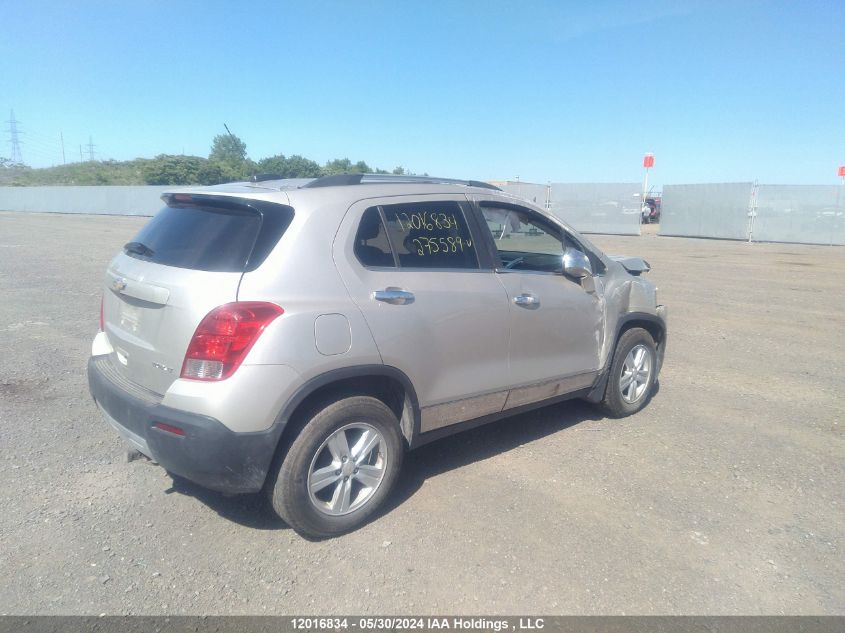 2016 Chevrolet Trax 1Lt VIN: 3GNCJLSB0GL275589 Lot: 12016834