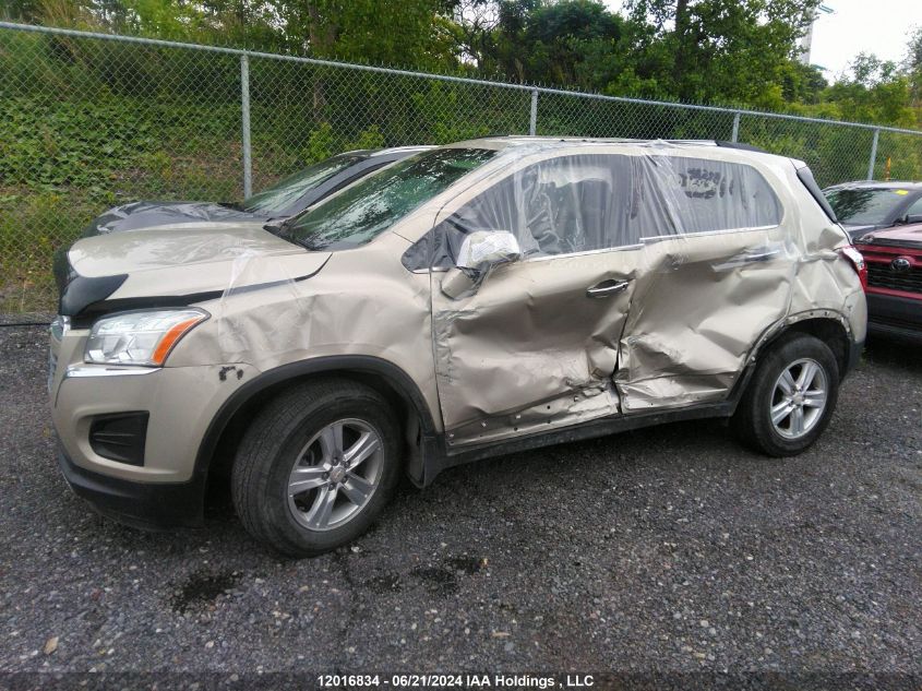 2016 Chevrolet Trax 1Lt VIN: 3GNCJLSB0GL275589 Lot: 12016834