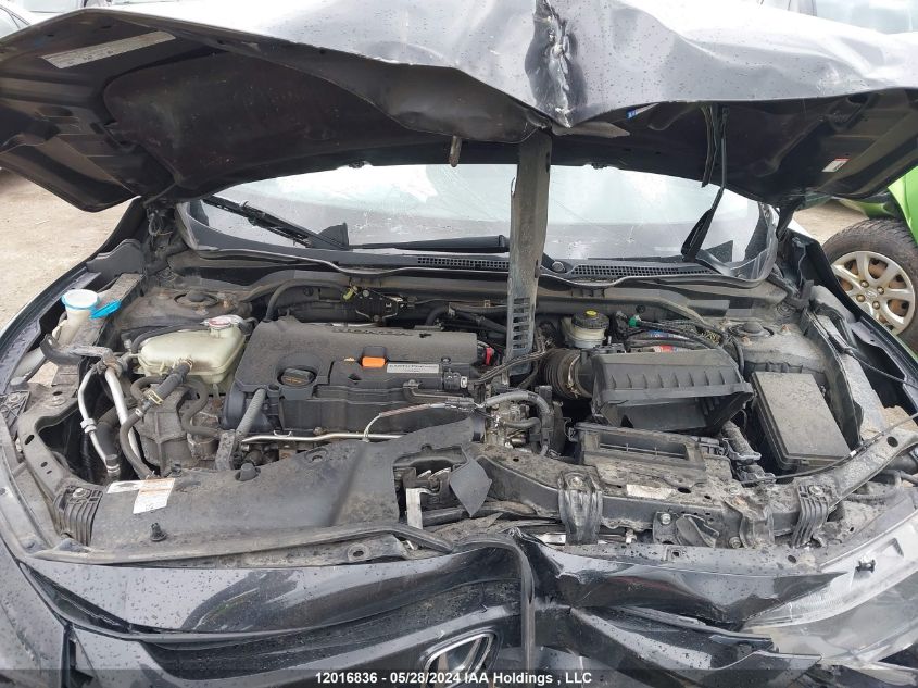 2019 Honda Civic Ex 4Dr VIN: 2HGFC2F7XKH015753 Lot: 12016836