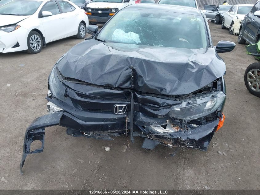 2019 Honda Civic Ex 4Dr VIN: 2HGFC2F7XKH015753 Lot: 12016836