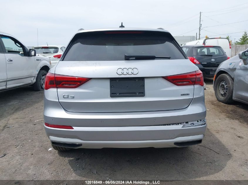 2020 Audi Q3 VIN: WA1AECF34L1109790 Lot: 12016849