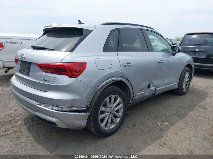 2020 Audi Q3 VIN: WA1AECF34L1109790 Lot: 12016849