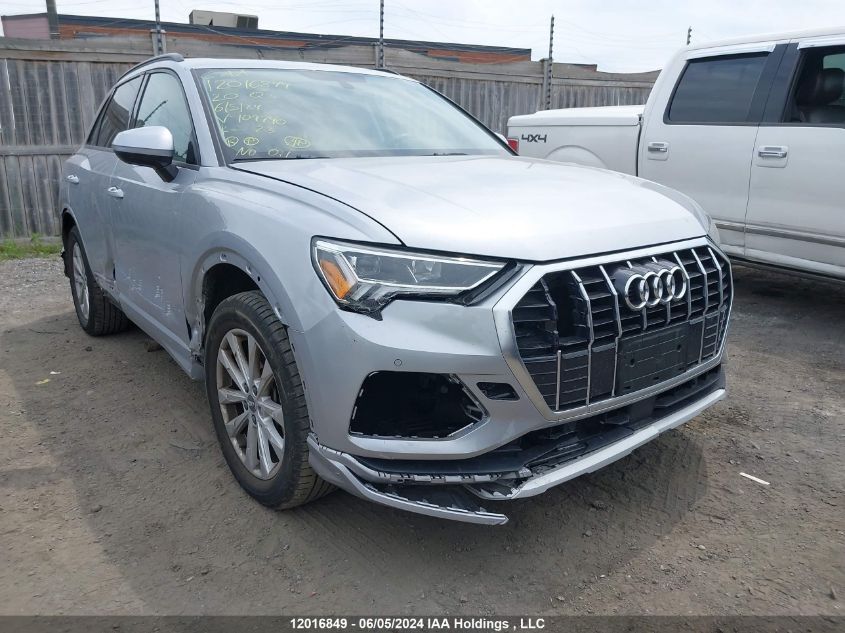 2020 Audi Q3 VIN: WA1AECF34L1109790 Lot: 12016849