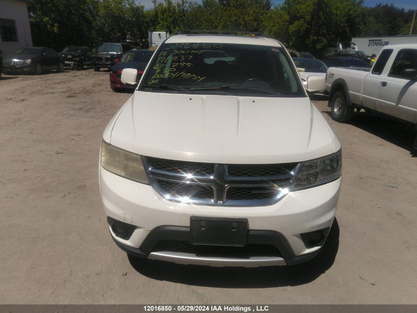 2012 Dodge Journey R/T VIN: 3C4PDDFG9CT171237 Lot: 12016850