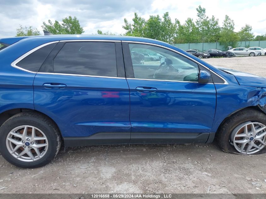 2022 Ford Edge Sel VIN: 2FMPK4J90NBA45180 Lot: 12016858