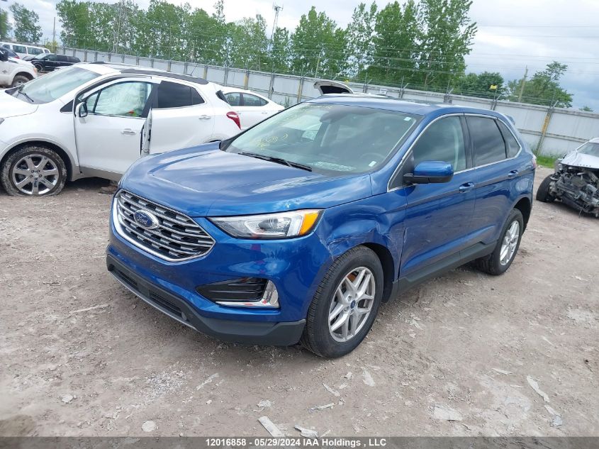 2022 Ford Edge Sel VIN: 2FMPK4J90NBA45180 Lot: 12016858