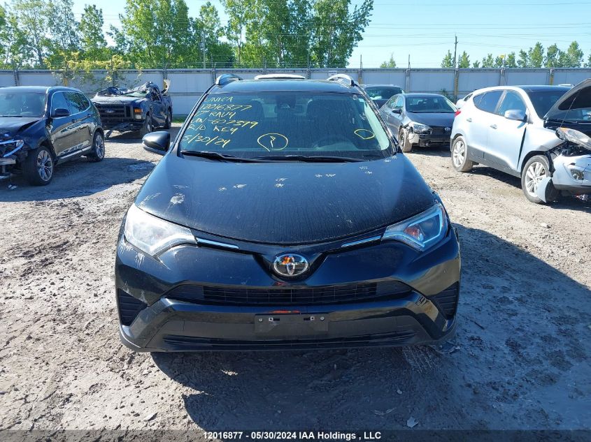 2017 Toyota Rav4 Le VIN: 2T3BFREV1HW607399 Lot: 12016877