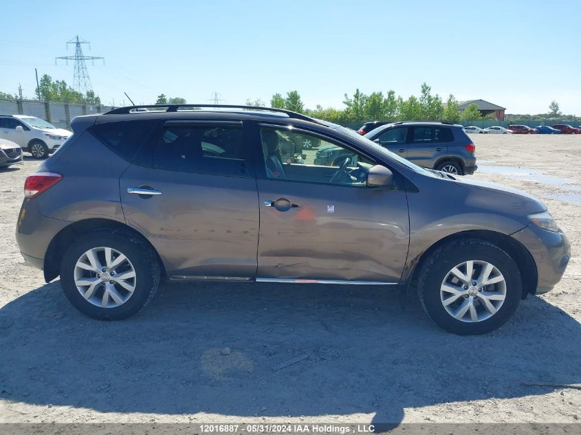 2014 Nissan Murano VIN: JN8AZ1MWXEW522075 Lot: 12016887