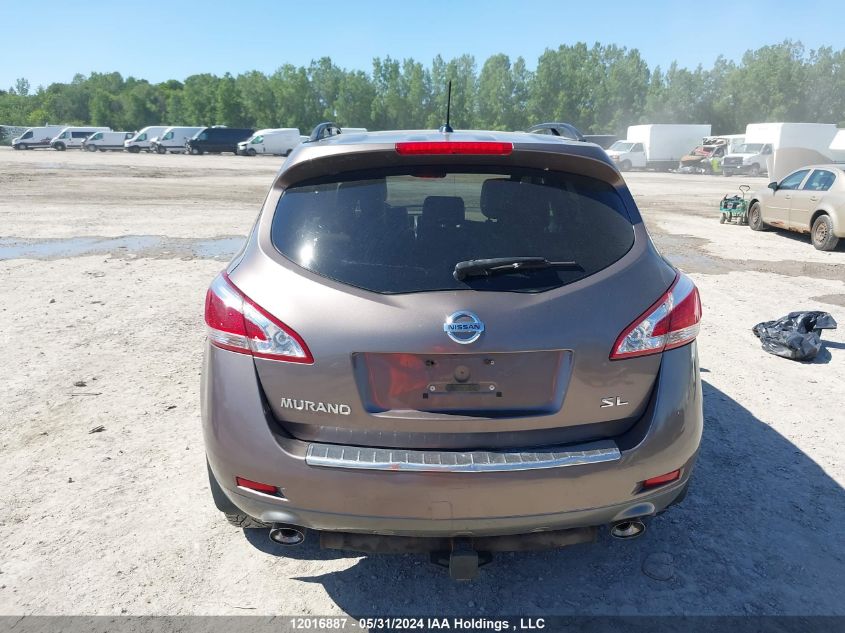 2014 Nissan Murano VIN: JN8AZ1MWXEW522075 Lot: 12016887