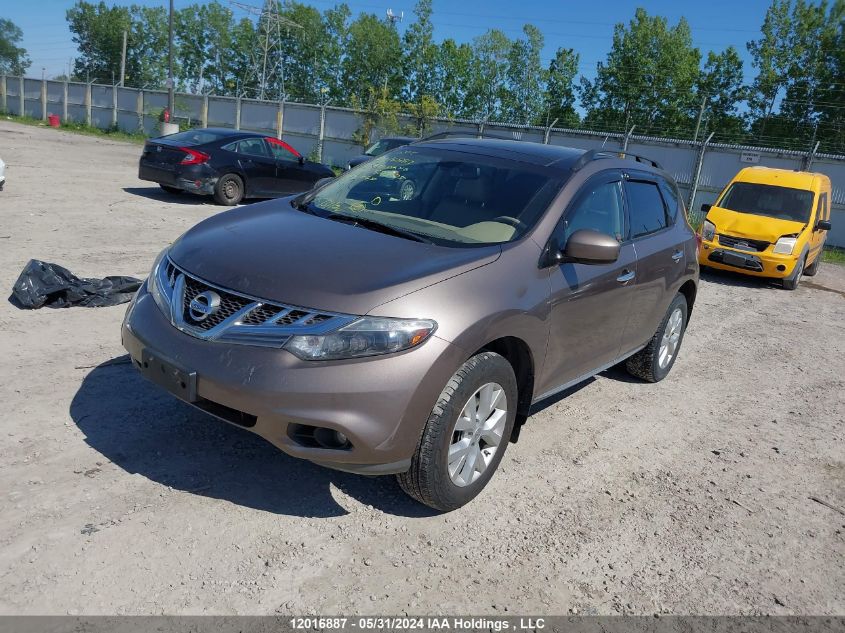 2014 Nissan Murano VIN: JN8AZ1MWXEW522075 Lot: 12016887