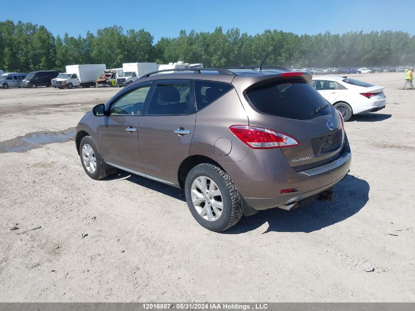 2014 Nissan Murano VIN: JN8AZ1MWXEW522075 Lot: 12016887