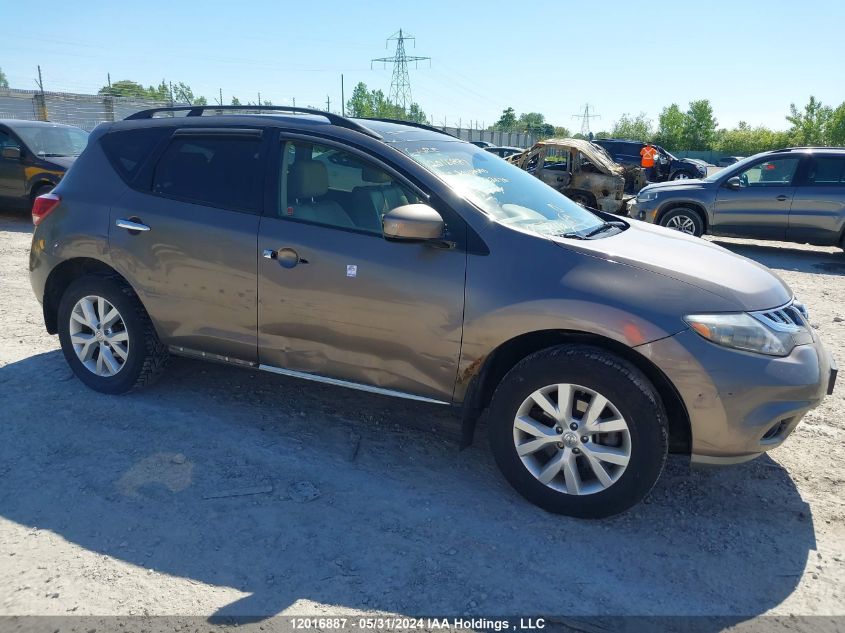 2014 Nissan Murano VIN: JN8AZ1MWXEW522075 Lot: 12016887