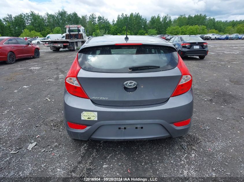 2015 Hyundai Accent Gs VIN: KMHCT5AE8FU211391 Lot: 12016904