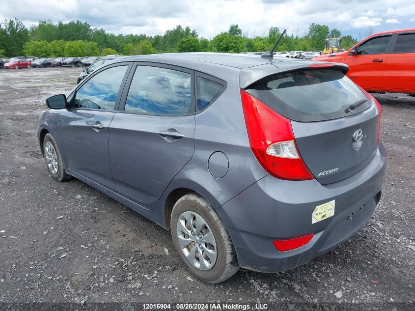 2015 Hyundai Accent Gs VIN: KMHCT5AE8FU211391 Lot: 12016904