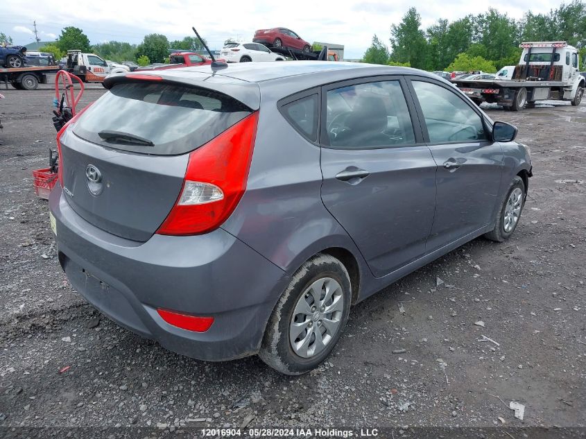 2015 Hyundai Accent Gs VIN: KMHCT5AE8FU211391 Lot: 12016904