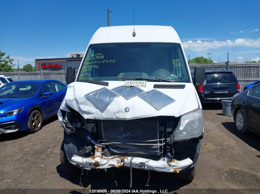 2014 Mercedes-Benz Sprinter 2500 VIN: WD3BE8CC1E5848892 Lot: 12016908