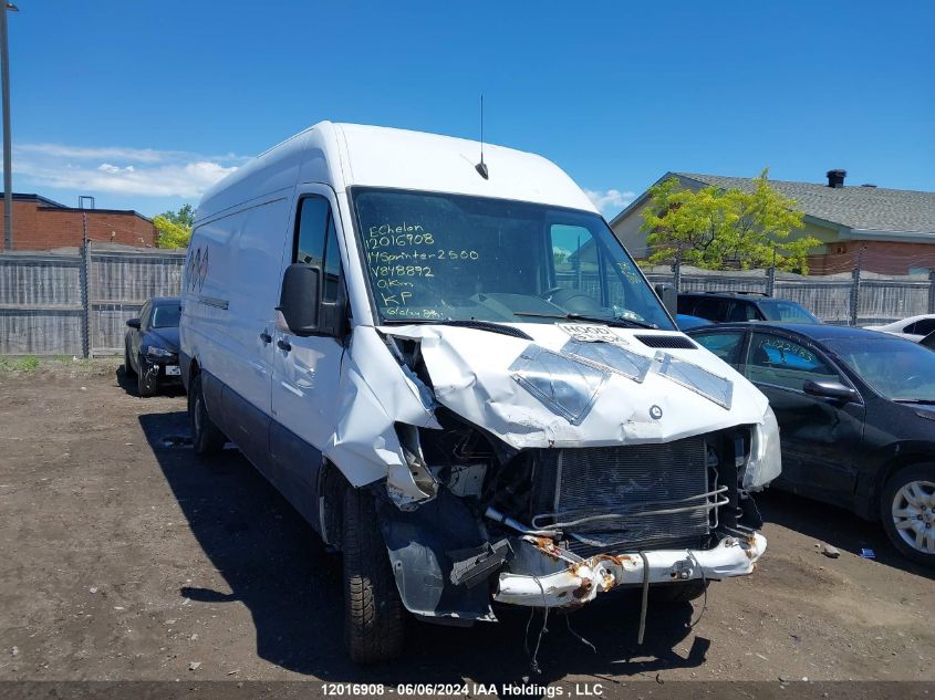 2014 Mercedes-Benz Sprinter 2500 VIN: WD3BE8CC1E5848892 Lot: 12016908