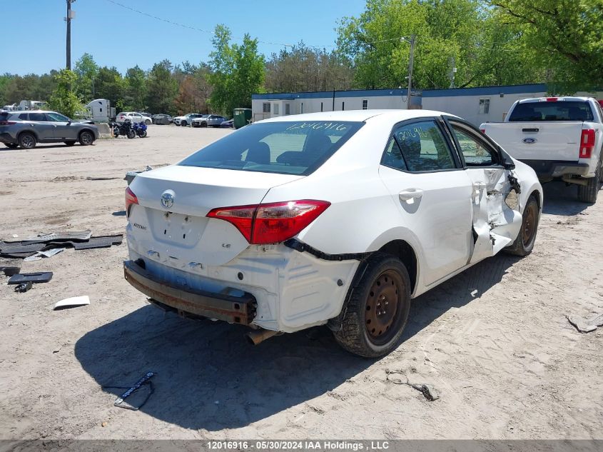 2018 Toyota Corolla Le VIN: 2T1BURHE3JC024382 Lot: 12016916