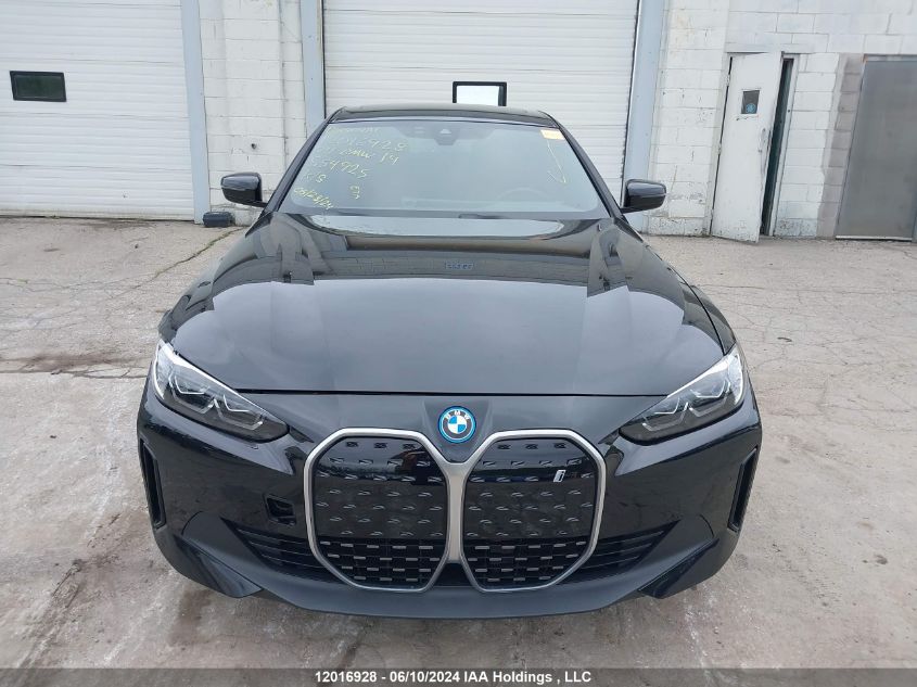 2024 BMW I4 VIN: WBY73AW0XRFS54925 Lot: 12016928